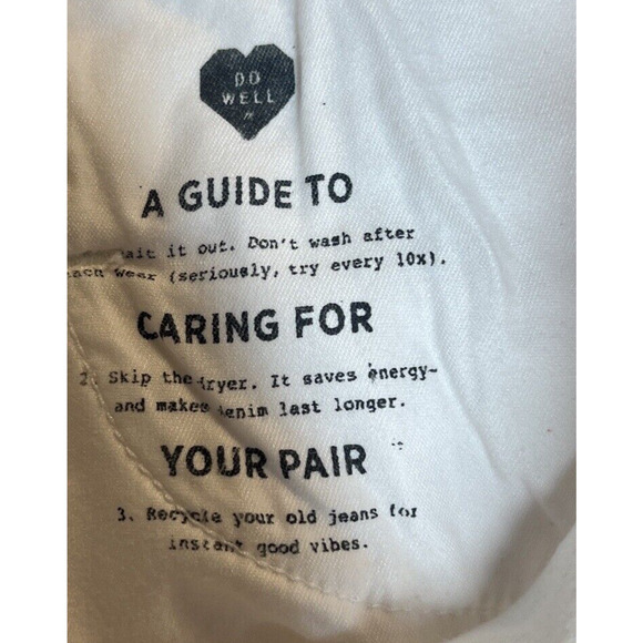 MADEWELL Women Stovepipe Jean Tile White Tuxedo Stovepipe Slim Straight W 35 NWT - Picture 16 of 16